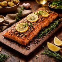 Cedar Board Salmon