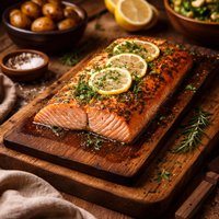 Cedar Planked Salmon