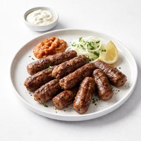 Cevapcici Aka Chevops Yugoslavian Sausages