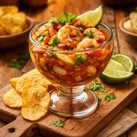 Ceviche De Camarones Ecuadorean Shrimp Cocktail