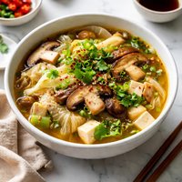 Ch Ing Ts Ai Ma Ku T Ang Mushroom and Cabbage Soup