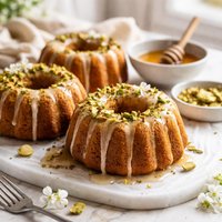 Chai Spiced Honey Bundt Cakes