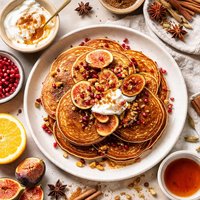 Chai Spiced Pancakes
