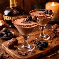 Chambord Truffle Cocktail