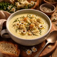 Chamomile Cauliflower Soup