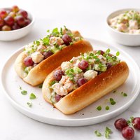 Champagne Grape and Shrimp Salad Sandwiches