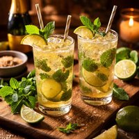 Champagne Mojito