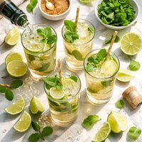 Champagne Mojitos