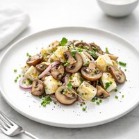 Champignon Salat Mit Ei German Mushroom Egg Salad