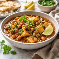 Chana and Aloo Chickpea and Potato Curry
