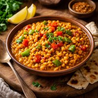 Chana Dal with Bell Pepper