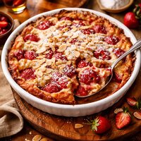 Chaux Clafouti De Fraise De Brandied