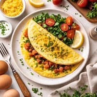 Cheddar and Chive Omelet