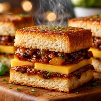 Cheddar and Chutney on Brioche Tea Sandwiches