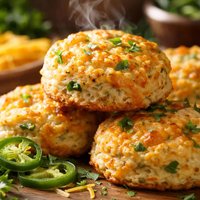 Cheddar and Jalapeno Biscuits