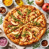 Cheddar Apple Pizza