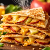 Cheddar Apple Quesadilla