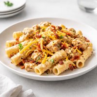 Cheddar Bacon Ranch Chicken Pasta