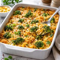 Cheddar Broccoli Corn Bake