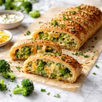 Cheddar Broccoli Strudel