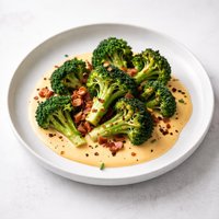 Cheddar Broccoli with Beer Sauce