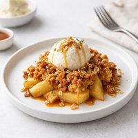 Cheddar Cheese Apple Crisp