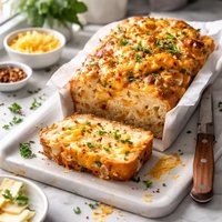 Cheddar Cheese Casserole Bread