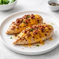 Cheddar Cheese Chicken with Bacon