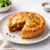 Cheddar Cheesy Meat Pie