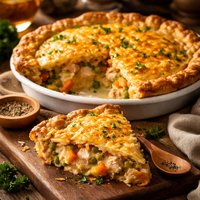 Cheddar Chicken Pot Pie