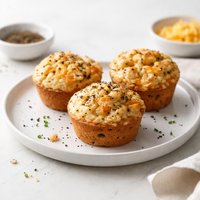 Cheddar Coarse Black Pepper Muffins
