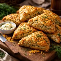 Cheddar Dill Scones