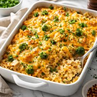 Cheddar Rice Bake