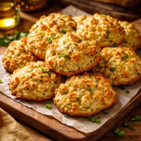 Cheddar Scallion Drop Biscuits