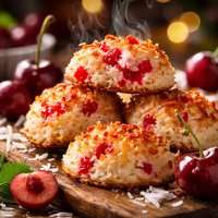 Cheery Cherry Macaroons