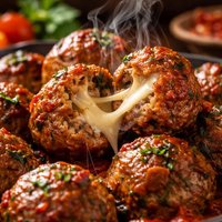 Cheese-Stuffed Meatballs