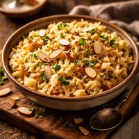 Cheese Almond Rice