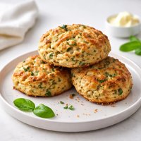 Cheese and Basil Giant Scones