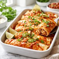 Cheese and Chicken Enchiladas Oamc