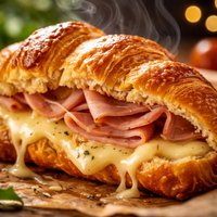 Cheese and Ham Croissant