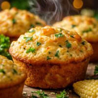 Cheese and Herb Corn Muffins