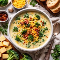 Cheese and Trees Soup