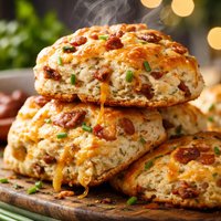 Cheese Bacon Chive Scones