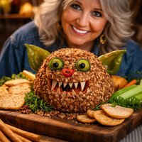 Cheese Ball Goblin Paula Deen