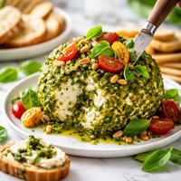 Cheese Ball with Pesto