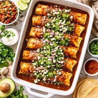 Cheese Enchiladas with Chili Gravy