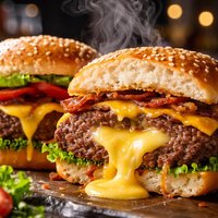 Cheese Filled Hamburgers