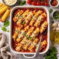 Cheese Filled Manicotti