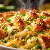 Cheese Green Chili Strata