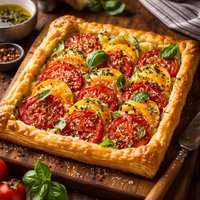 Cheese Herb Tomato Tart